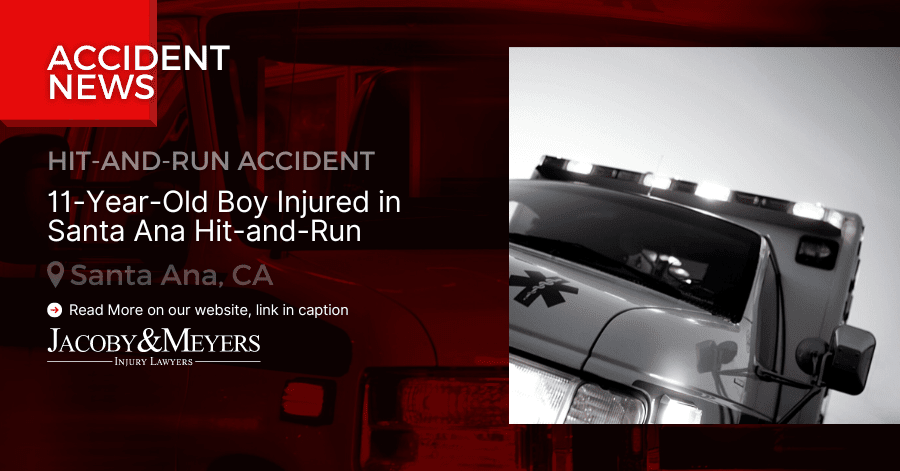 11-Year-Old Boy Injured in Santa Ana Hit-and-Run