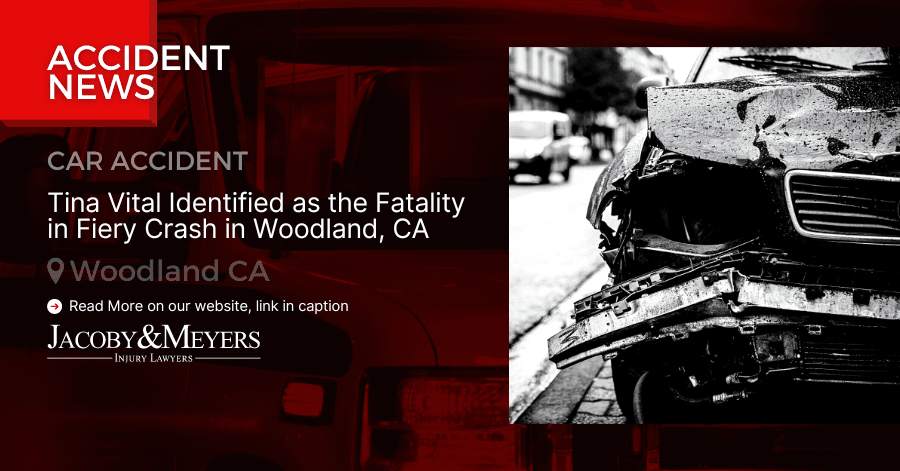 Tina Vital Identified as the Fatality in Fiery Crash in Woodland, CA